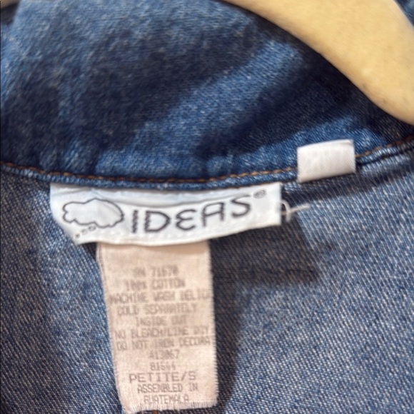 Vintage Blue Denim Jumpsuit with Studded Details - Picture 4 of 11